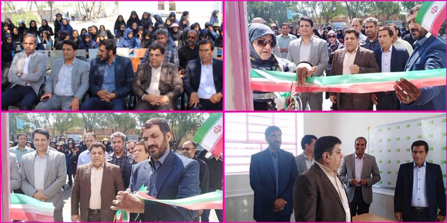 چرایی قیچی کردن پرچم جمهوری اسلامی در افتتاحیه یک مدرسه خیرساز به جای روبان!