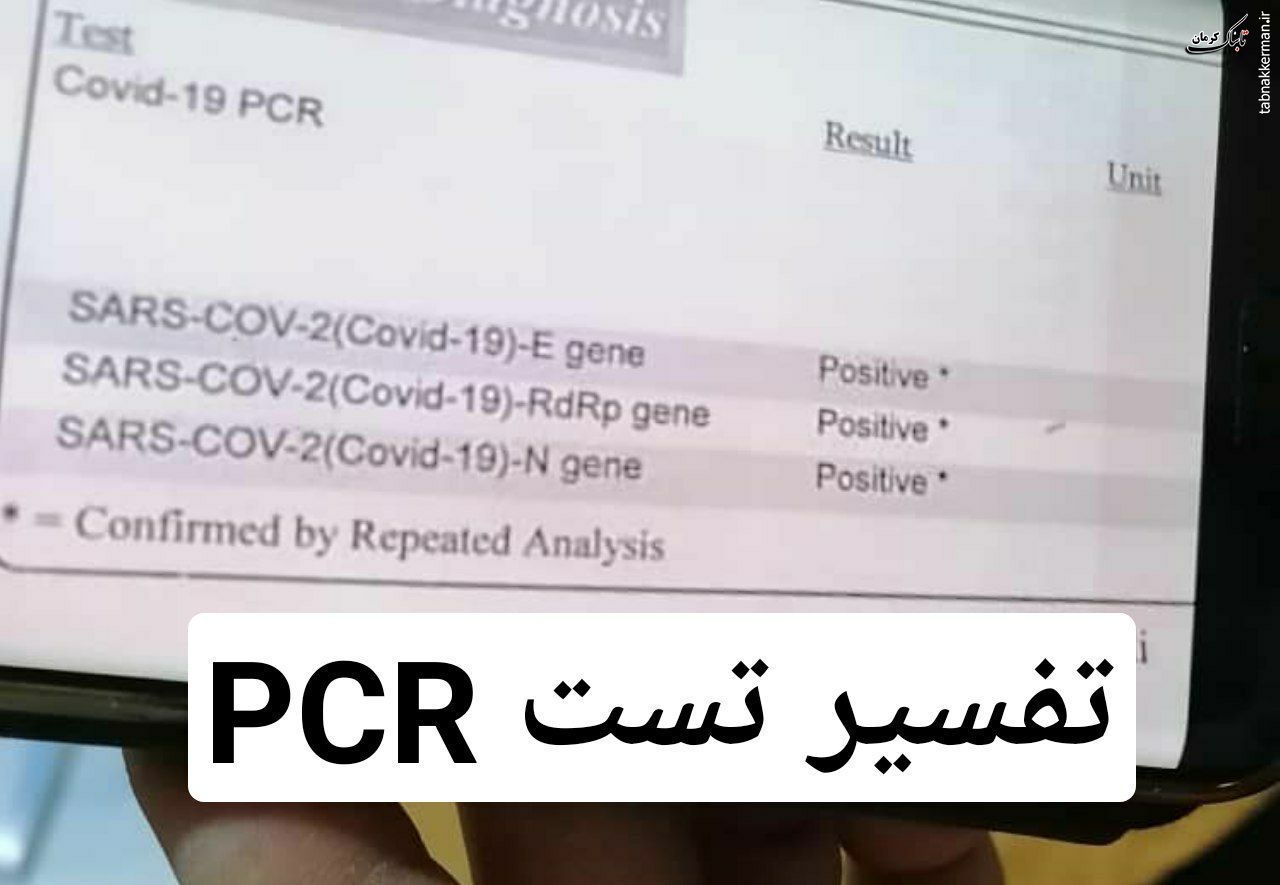 نحوه‌ی تفسیر نتایج آزمایش PCR