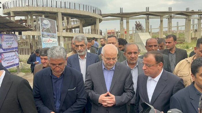 رییس مجلس از سالن ورزشی ۶هزار نفری گرگان بازدید کرد