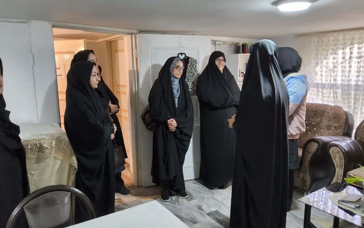 بازدید مدیرکل بهزیستی و رئیس کمیسیون بانوان شورای اسلامی شهر قزوین از مرکز مدیریت مورد
