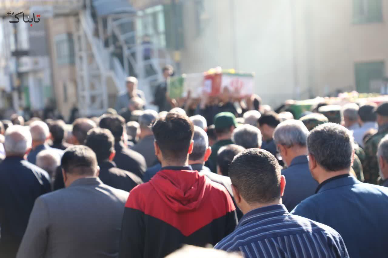 تشییع پیکر مطهر ۸ شهید گمنام در سمنان