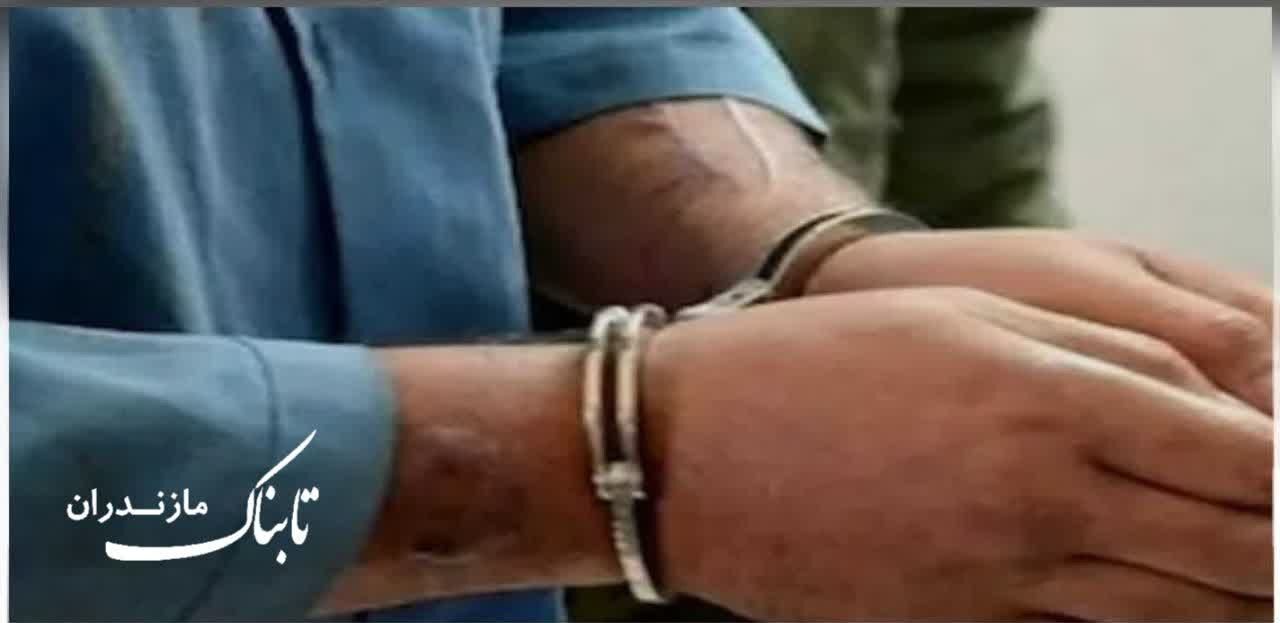 دستگيری هنجارشکن قمه بدست در نور